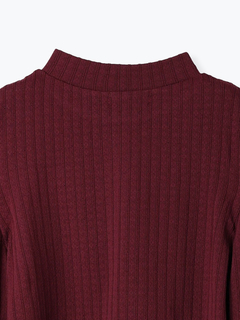 LUDIC PARK(ルディックパーク) |肩チュールシアーパール付きリボントップス