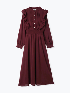 LUDIC PARK(ルディックパーク) |ピンタックフリルワンピース(無地・チェック柄)