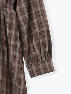 LUDIC PARK(ルディックパーク) |ピンタックフリルワンピース(無地・チェック柄)