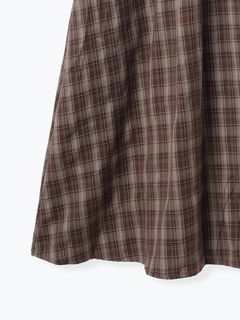 LUDIC PARK(ルディックパーク) |ピンタックフリルワンピース(無地・チェック柄)