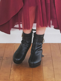 LUDIC PARK(ルディックパーク) |ビジューショートブーツ