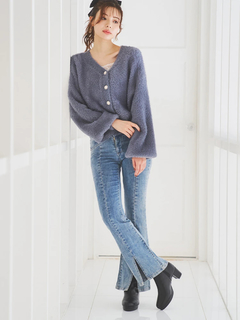 LUDIC PARK(ルディックパーク) |ビジューショートブーツ