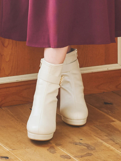 LUDIC PARK(ルディックパーク) |ビジューショートブーツ