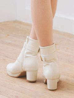 LUDIC PARK(ルディックパーク) |ビジューショートブーツ