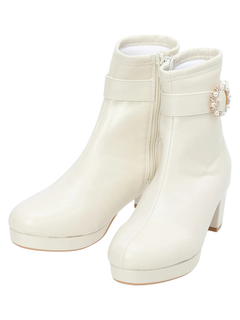 LUDIC PARK(ルディックパーク) |ビジューショートブーツ