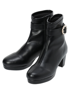 LUDIC PARK(ルディックパーク) |ビジューショートブーツ