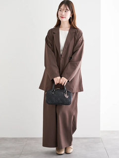 LUDIC PARK(ルディックパーク) |[SET]Wボタンテーラードジャケット×ワイドパンツ