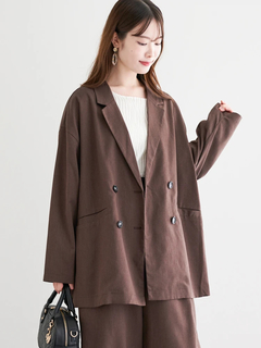 LUDIC PARK(ルディックパーク) |[SET]Wボタンテーラードジャケット×ワイドパンツ