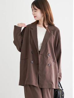 LUDIC PARK(ルディックパーク) |[SET]Wボタンテーラードジャケット×ワイドパンツ