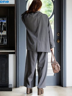 LUDIC PARK(ルディックパーク) |[SET]Wボタンテーラードジャケット×ワイドパンツ