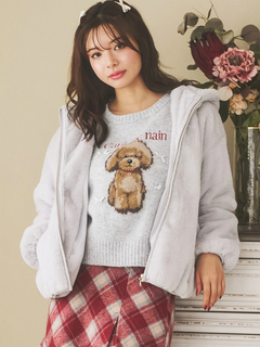 LUDIC PARK(ルディックパーク) |フロントZIPファーブルゾン