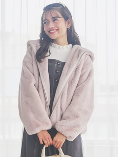 LUDIC PARK(ルディックパーク) |フロントZIPファーブルゾン