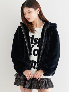 LUDIC PARK(ルディックパーク) |フロントZIPファーブルゾン