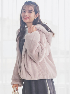 LUDIC PARK(ルディックパーク) |フロントZIPファーブルゾン