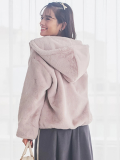 LUDIC PARK(ルディックパーク) |フロントZIPファーブルゾン