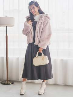 LUDIC PARK(ルディックパーク) |フロントZIPファーブルゾン