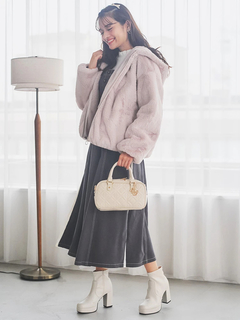 LUDIC PARK(ルディックパーク) |フロントZIPファーブルゾン