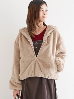 LUDIC PARK(ルディックパーク) |フロントZIPファーブルゾン