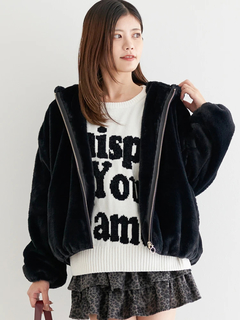 LUDIC PARK(ルディックパーク) |フロントZIPファーブルゾン