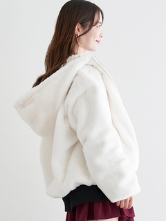 LUDIC PARK(ルディックパーク) |フロントZIPファーブルゾン