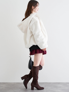 LUDIC PARK(ルディックパーク) |フロントZIPファーブルゾン