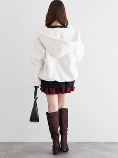 LUDIC PARK(ルディックパーク) |フロントZIPファーブルゾン