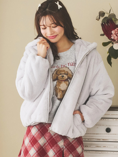 LUDIC PARK(ルディックパーク) |フロントZIPファーブルゾン