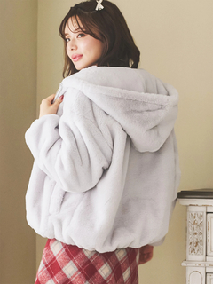 LUDIC PARK(ルディックパーク) |フロントZIPファーブルゾン