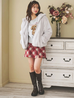 LUDIC PARK(ルディックパーク) |フロントZIPファーブルゾン