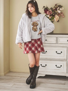 LUDIC PARK(ルディックパーク) |フロントZIPファーブルゾン