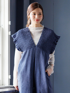 LUDIC PARK(ルディックパーク) |ピーチ起毛シャーリングサロペット