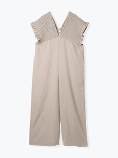 LUDIC PARK(ルディックパーク) |ピーチ起毛シャーリングサロペット