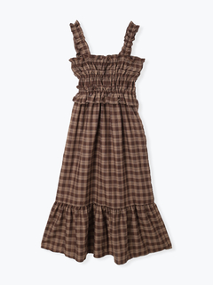 LUDIC PARK(ルディックパーク) |シャーリングワンピース（無地・チェック柄）