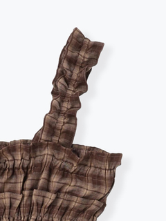 LUDIC PARK(ルディックパーク) |シャーリングワンピース（無地・チェック柄）