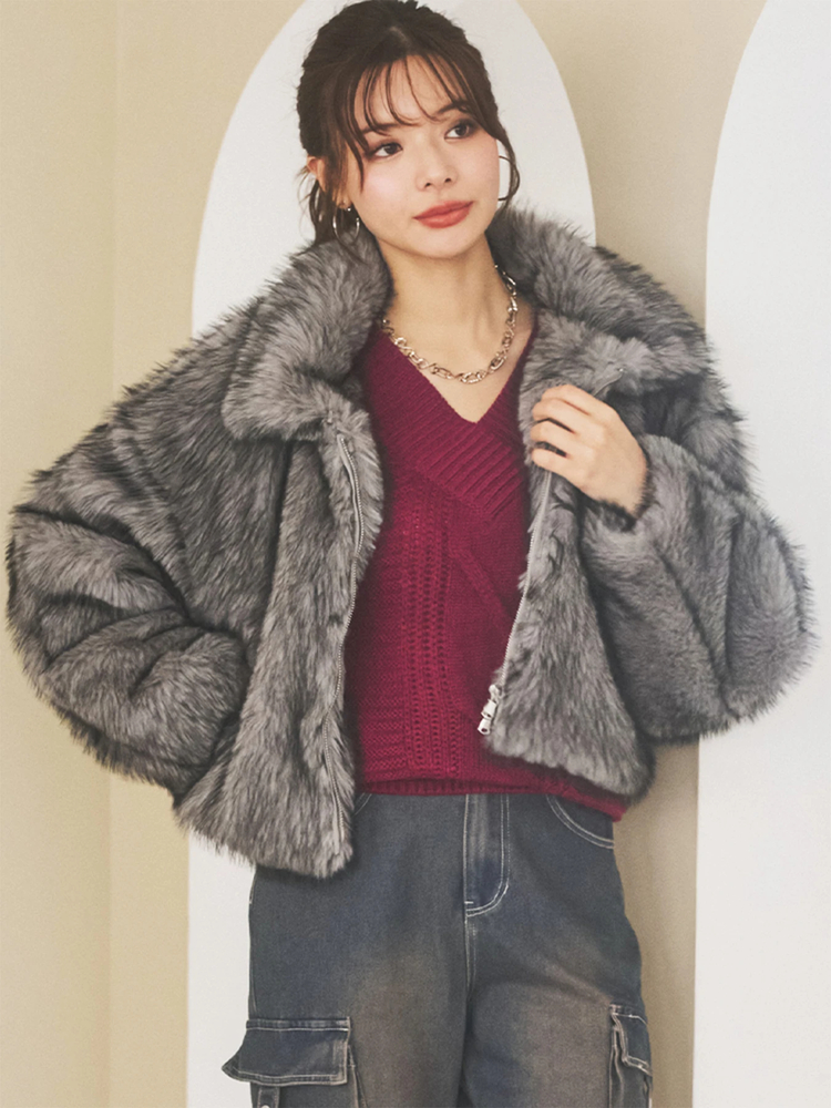 MIXファーブルゾン / LUDIC PARK（ルディックパーク）のジャケット