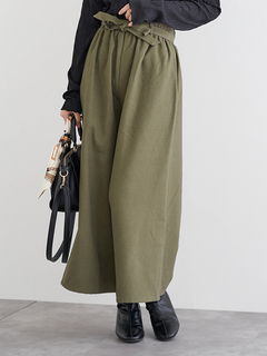LUDIC PARK(ルディックパーク) |リボンベルトワイドパンツ