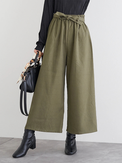 LUDIC PARK(ルディックパーク) |リボンベルトワイドパンツ