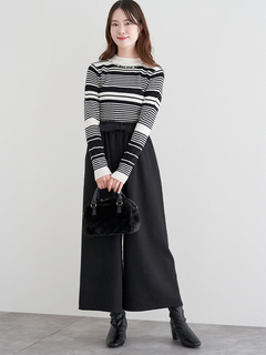 LUDIC PARK(ルディックパーク) |リボンベルトワイドパンツ