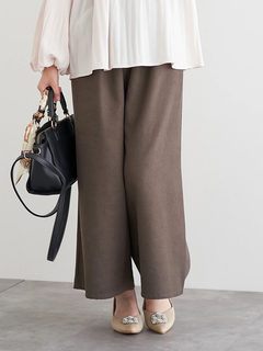 LUDIC PARK(ルディックパーク) |リボンベルトワイドパンツ