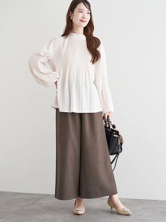 LUDIC PARK(ルディックパーク) |リボンベルトワイドパンツ