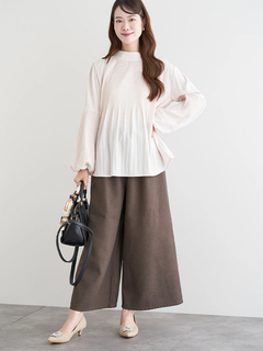 LUDIC PARK(ルディックパーク) |リボンベルトワイドパンツ