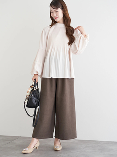 LUDIC PARK(ルディックパーク) |リボンベルトワイドパンツ