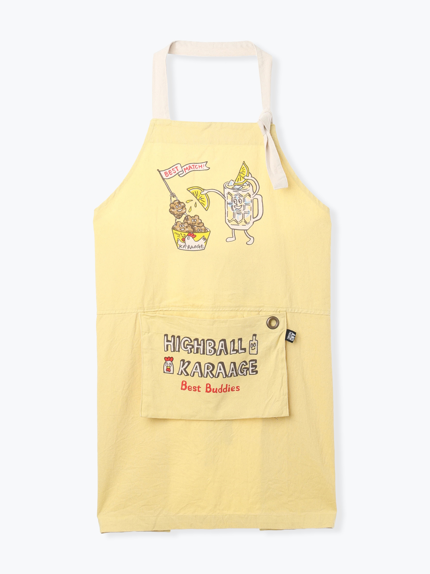 パッカブルエプロン【ハイボール＆から揚げ】 / Hare no hi（ハレノヒ