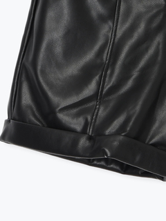 LUDIC PARK(ルディックパーク) |フェイクレザーフロントZIPショートパンツ