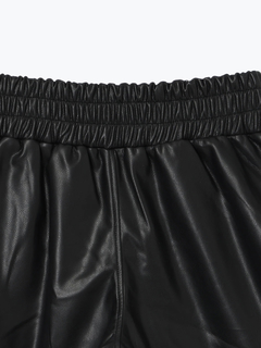 LUDIC PARK(ルディックパーク) |フェイクレザーフロントZIPショートパンツ