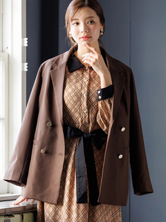 LUDIC PARK(ルディックパーク) |ゴールドボタンダブルテーラージャケット