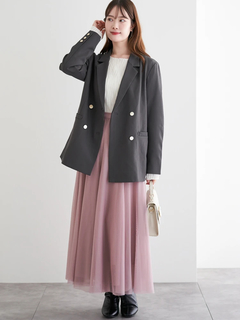 LUDIC PARK(ルディックパーク) |ゴールドボタンダブルテーラージャケット