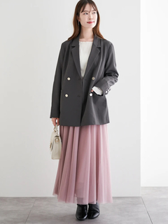 LUDIC PARK(ルディックパーク) |ゴールドボタンダブルテーラージャケット