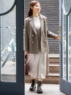 LUDIC PARK(ルディックパーク) |ゴールドボタンダブルテーラージャケット