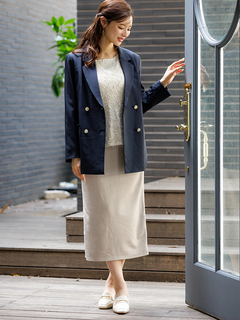 LUDIC PARK(ルディックパーク) |ゴールドボタンダブルテーラージャケット